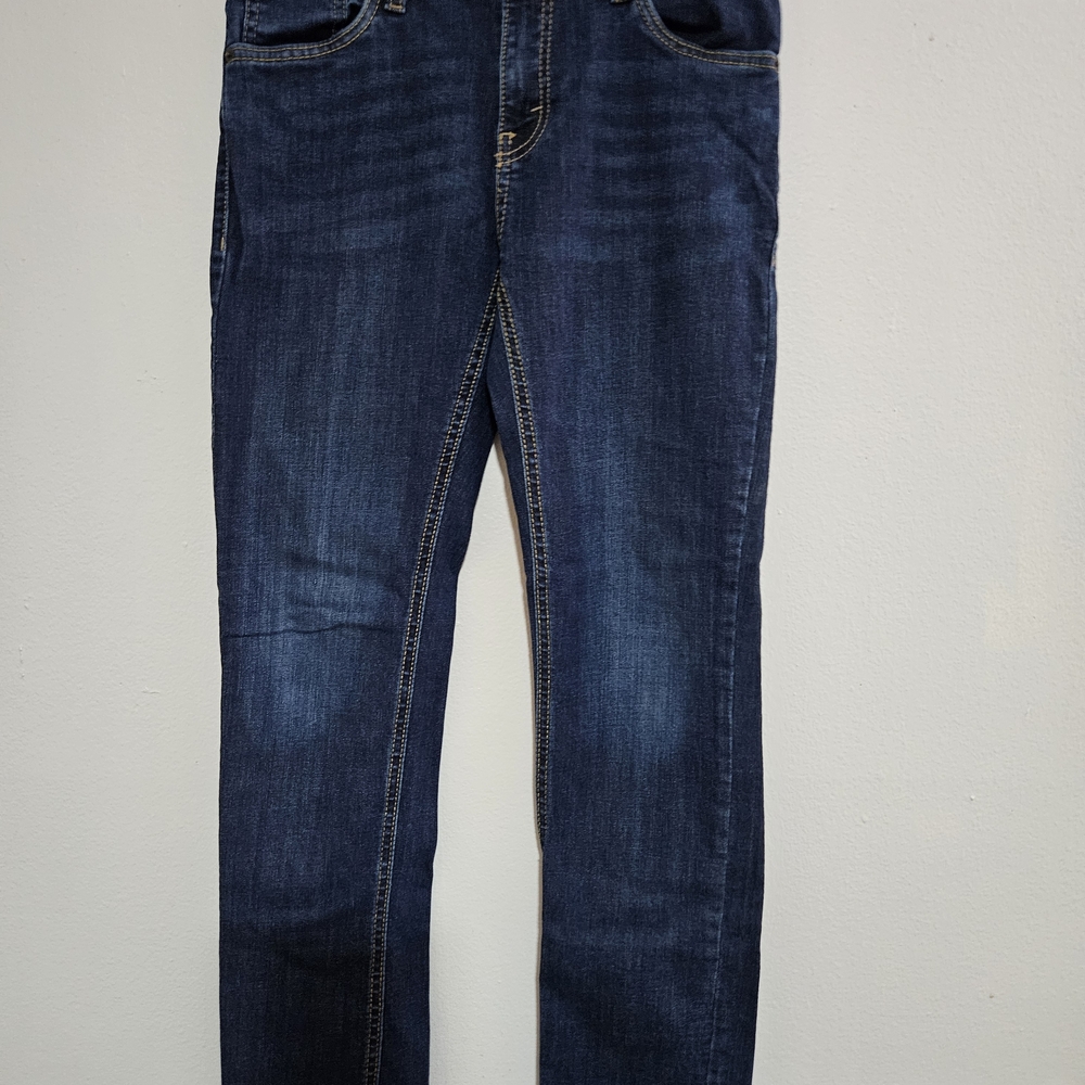 Levi's Levis Performance  Dark Indigo Slim Straight Jeans Size 14 Stretch Denim